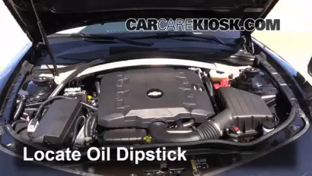 2015 Chevrolet Camaro LT 3.6L V6 Convertible Aceite Controlar nivel de aceite
